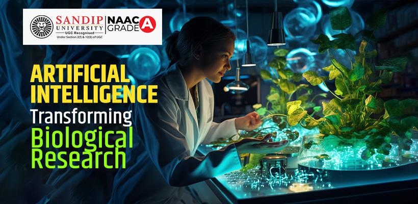 Artificial intelligence analysing genomic data in biological research