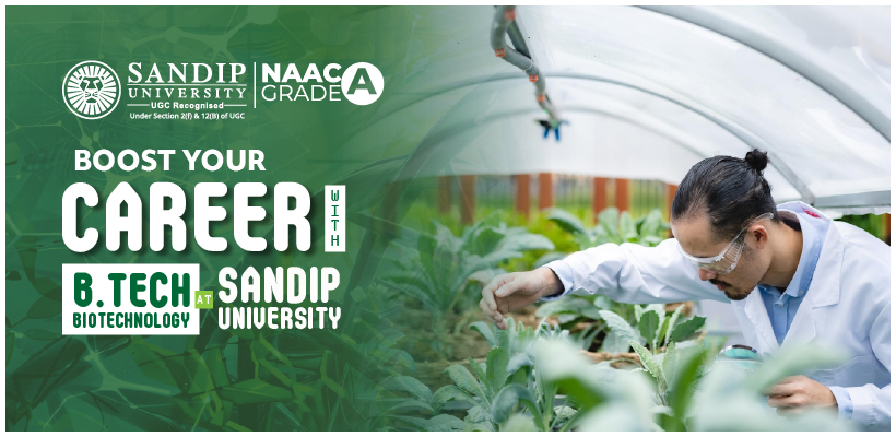 B.Tech Biotechnology lab at Sandip University