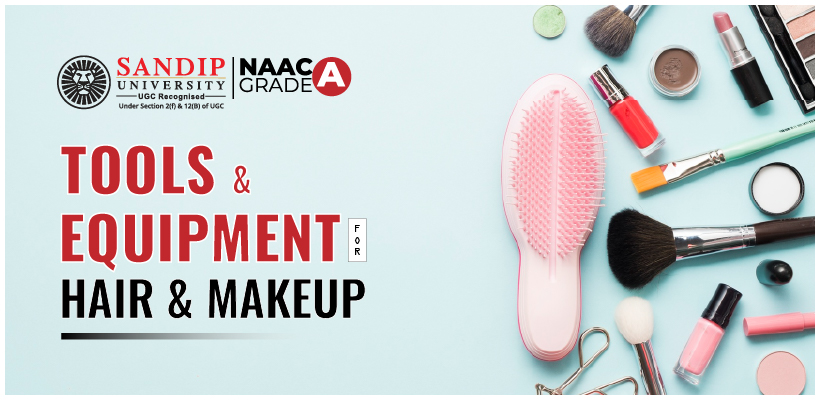 Cosmetology students practicing makeup application