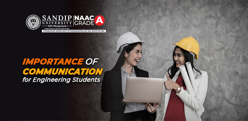 Engineering students discussing project teamwork and communication