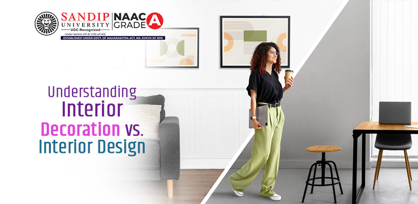 interior design vs interior decoration comparison chart