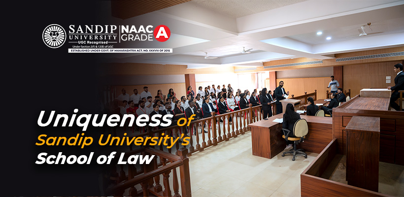 School of Law Sandip University Nashik moot court training