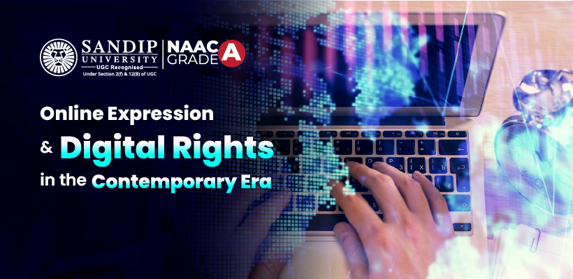 digital rights and freedom of expression illustration