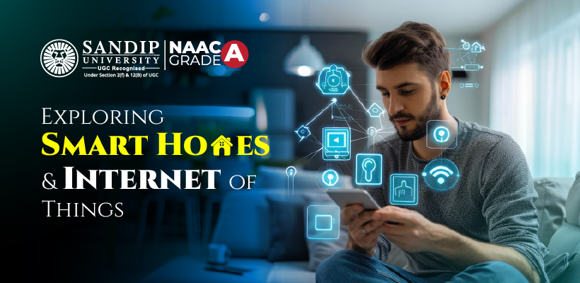 IoT home security system with cameras and sensors