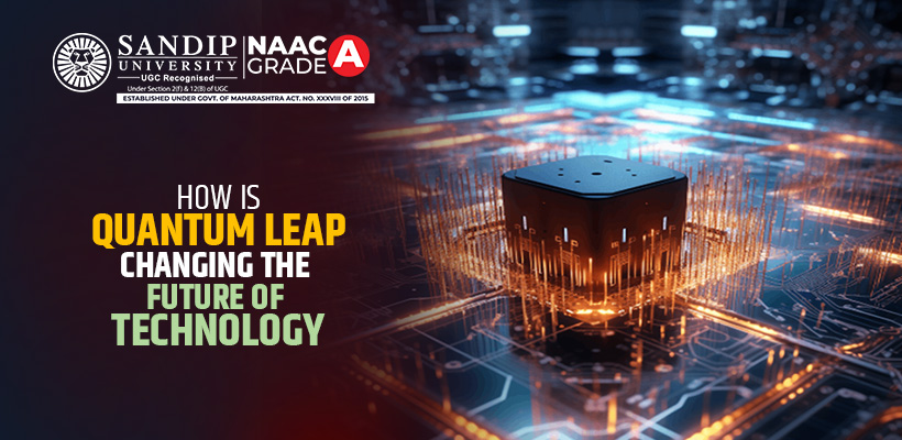 Quantum computing future concept illustration