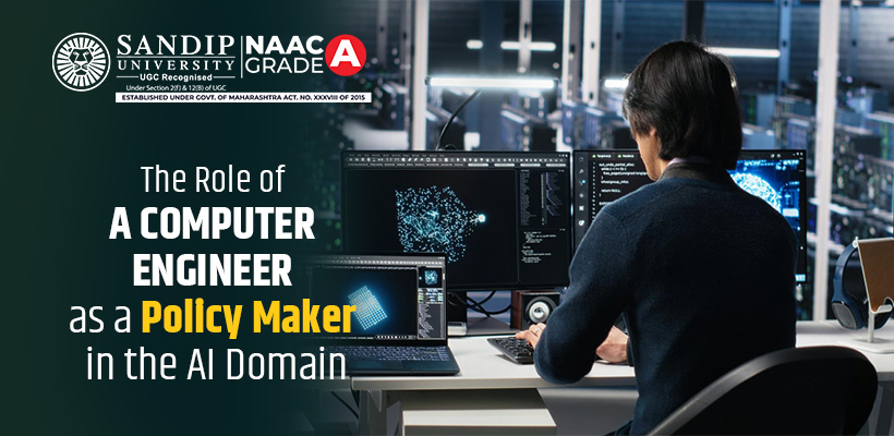 software developer working on AI policy making systems