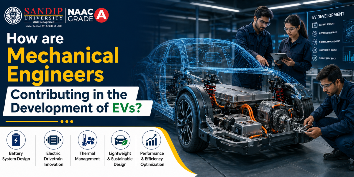 Mechanical engineers working on electric vehicle technology