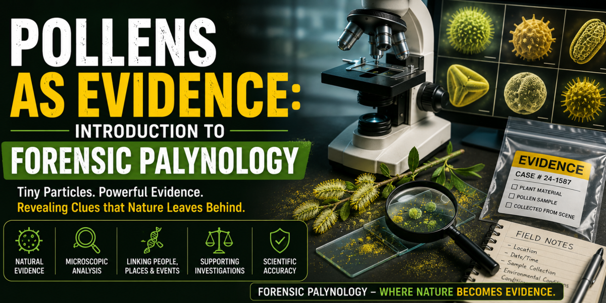 Forensic palynology using pollen as evidence