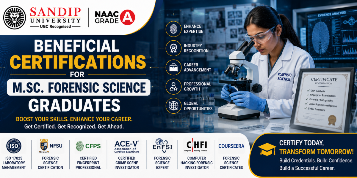 M.Sc. Forensic Science graduates exploring career certifications