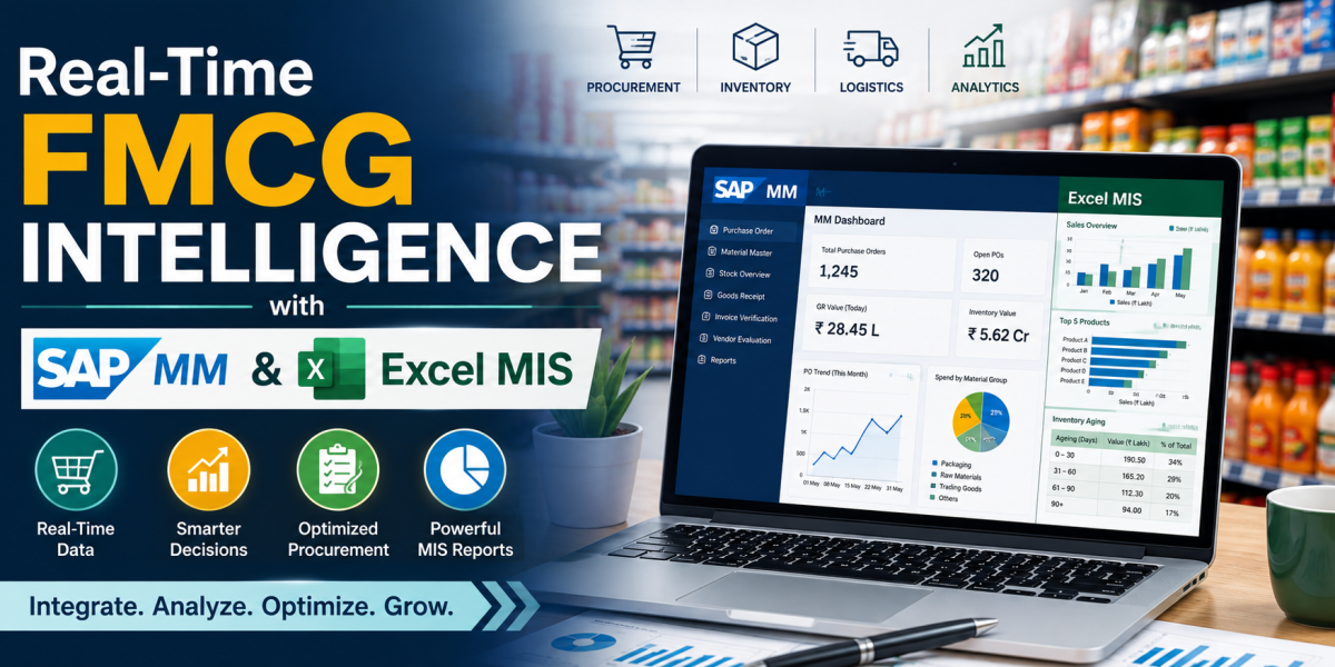 SAP MM Excel MIS integration for FMCG inventory and distribution management