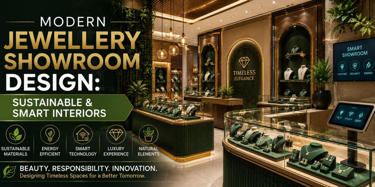 Sustainable Jewellery Showroom Design with Smart Technology